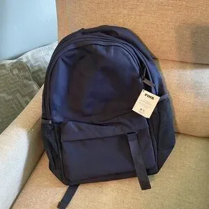 VS PINK Ivy Classic Canvas Backpack Midnight Navy w/tags NEW PINK Victoria main image 4